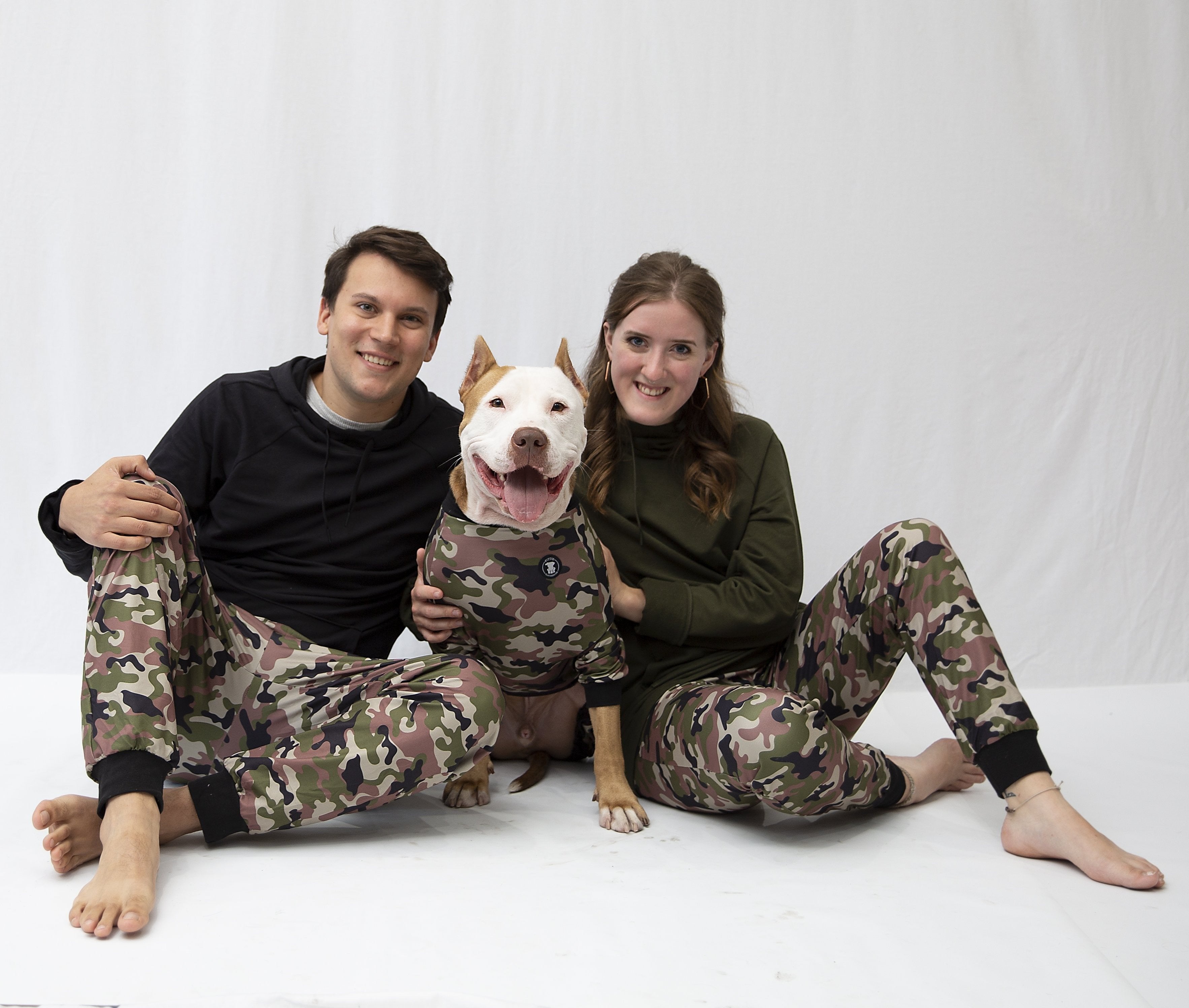 Classic Green Camo Pit bull Pajamas