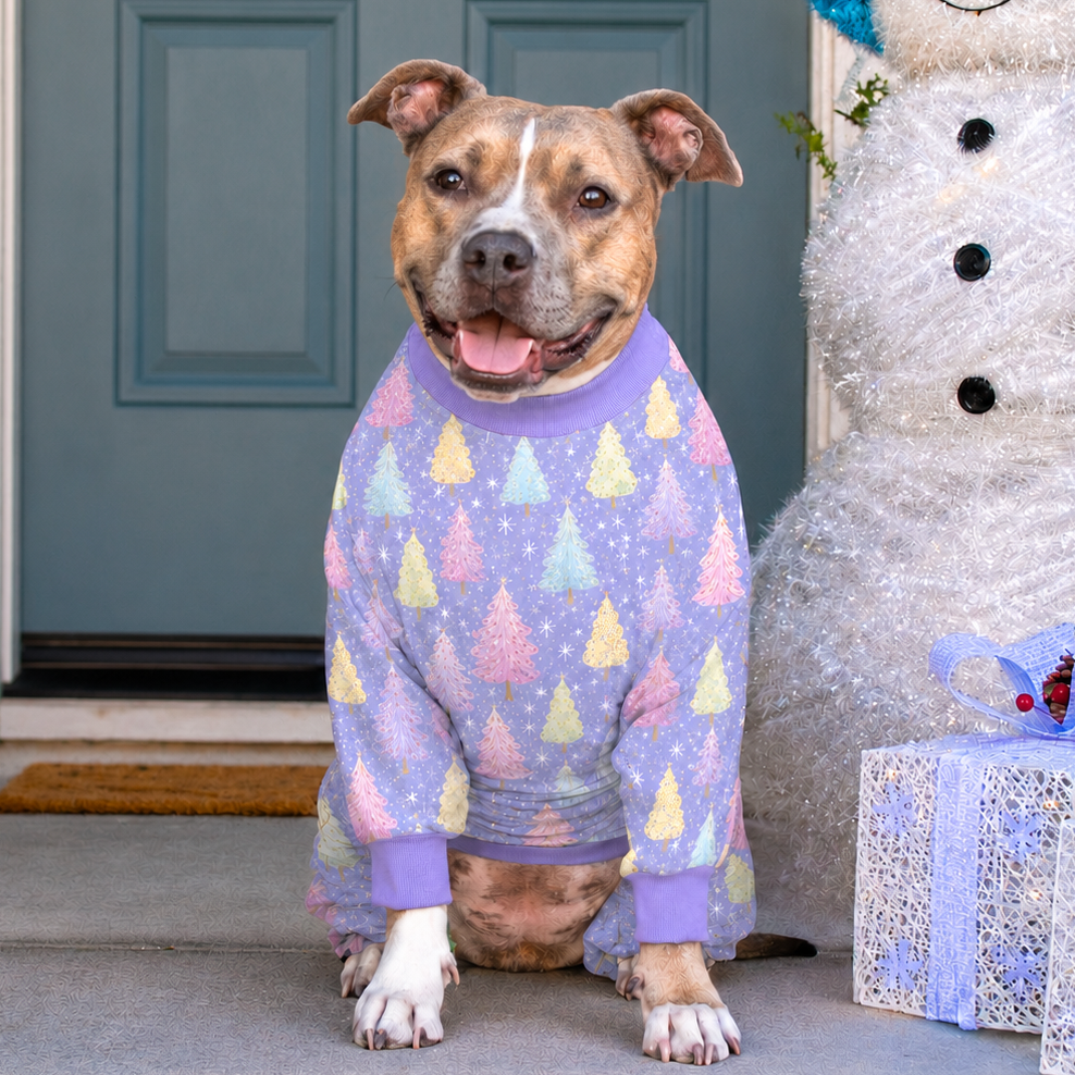 *PRE-ORDER* Sugarplum Pines Pitbull Pajamas