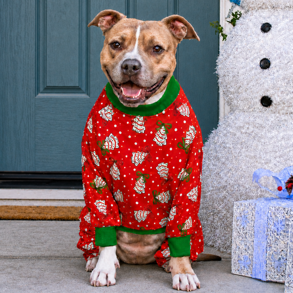 *PRE-ORDER* Oh Christmas Treat Pitbull Pajamas