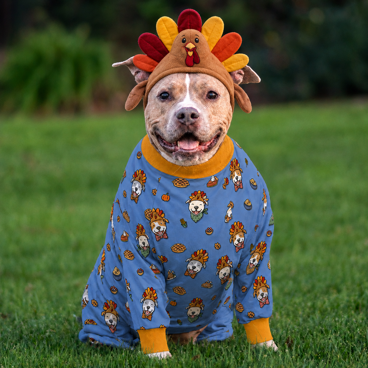 *PRE-ORDER* Turkey Thighs & Pittie Pies Pitbull Pajamas