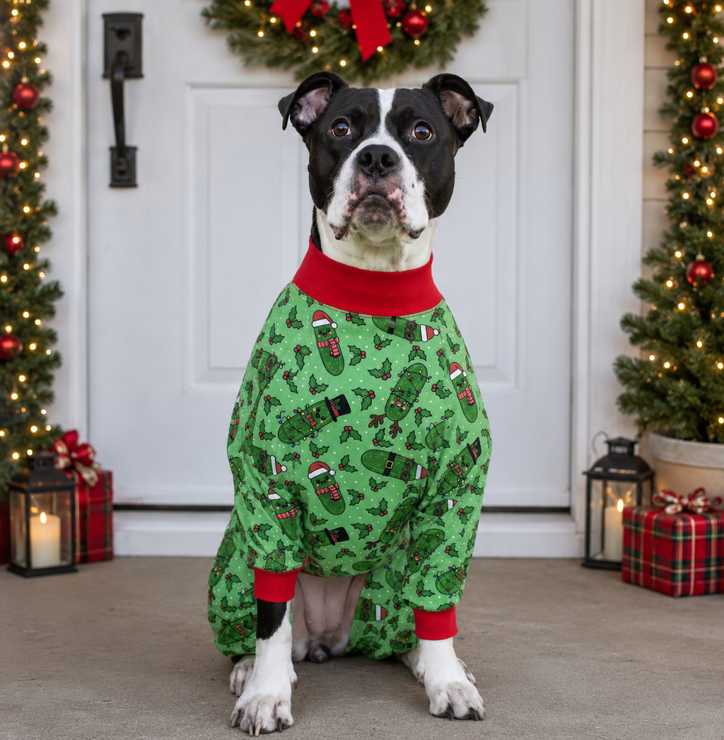 *PRE-ORDER* Pickle All the Way Pitbull Pajamas
