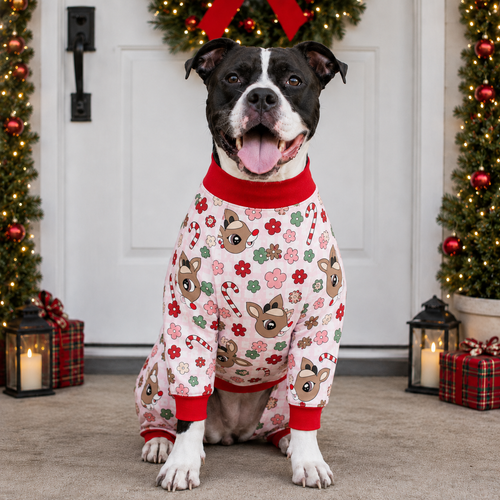*PRE-ORDER* Puppermint Prancer Pitbull Pajamas