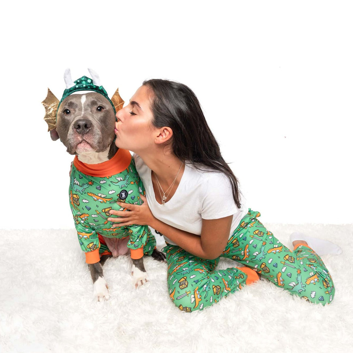 'Dragon Me to Bed' Pit bull Pajamas