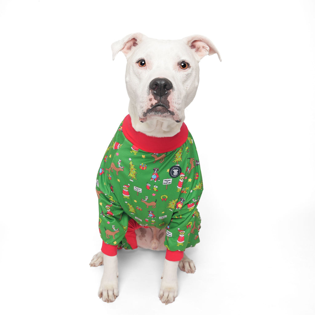 *PRE-ORDER* How the Pittie Stole Christmas- Green Pitbull Pajamas