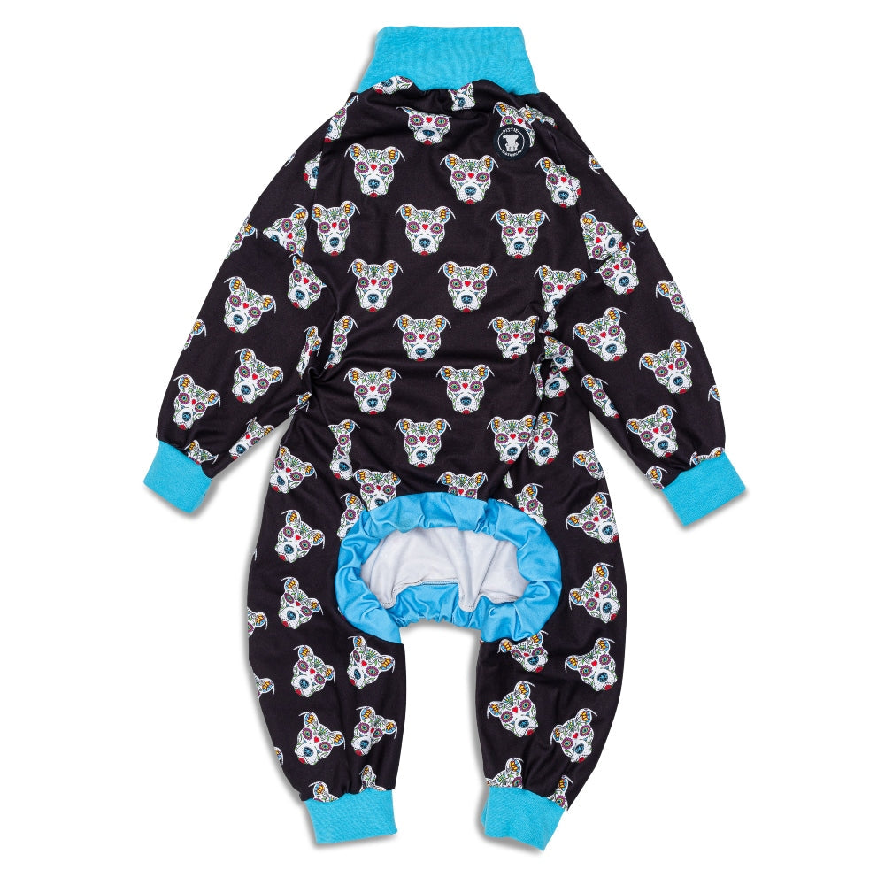 Black ‘Sugar Skull' Pit bull Tees